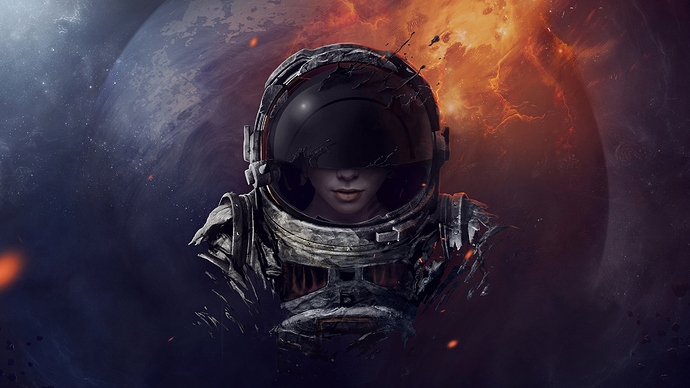 astronaut_helmet_girl_planet_2560x1440