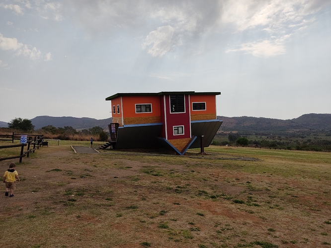 upside down house