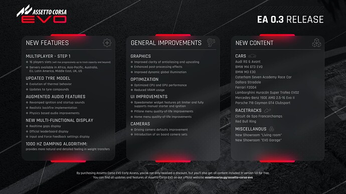 What’s Coming In AC EVO 0.3  Multiplayer, Improved Physics, Audio Overhaul, New Content & More - YouTube