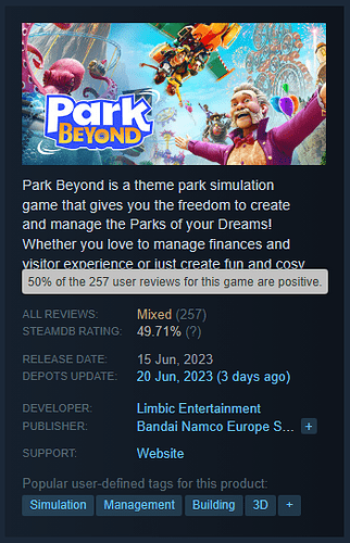 Park Beyond on Steam and 4 more pages - Personal - Microsoft​ Edge 2023_06_23 15_29_54