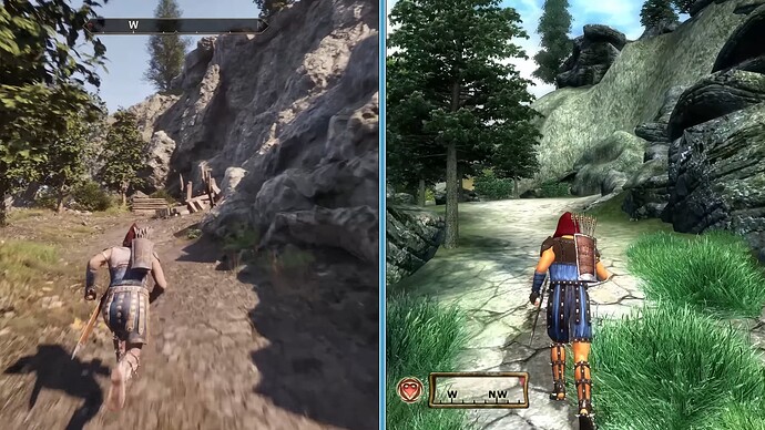 (1) Oblivion Graphics Comparison - Original VS. Remastered - YouTube