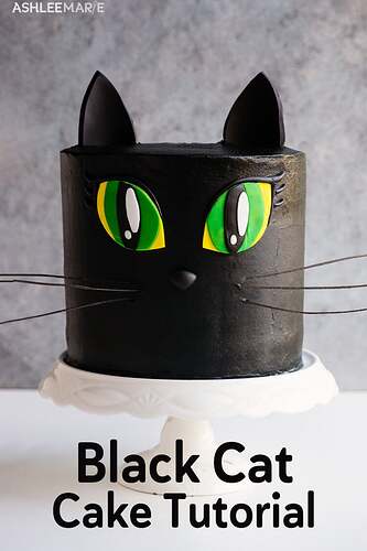 black-cat-cake-video-tutorial-black-buttercream