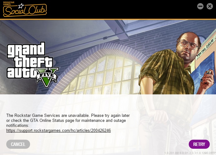 GTA Social Club Error