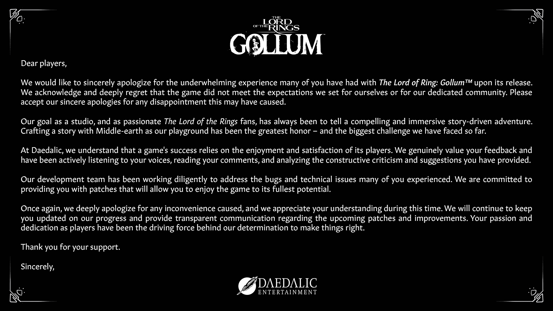 The Lord of the Rings: Gollum™ - Lore Compendium - Epic Games Store